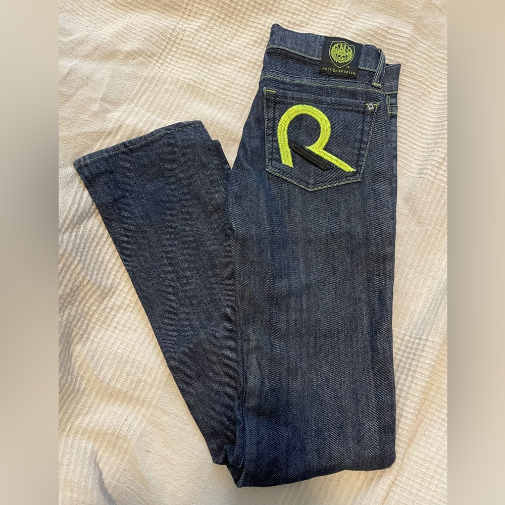 Rock & Republic Y2K Low-Rise Jeans Size 23